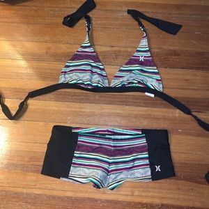 Hurley bathing suit set